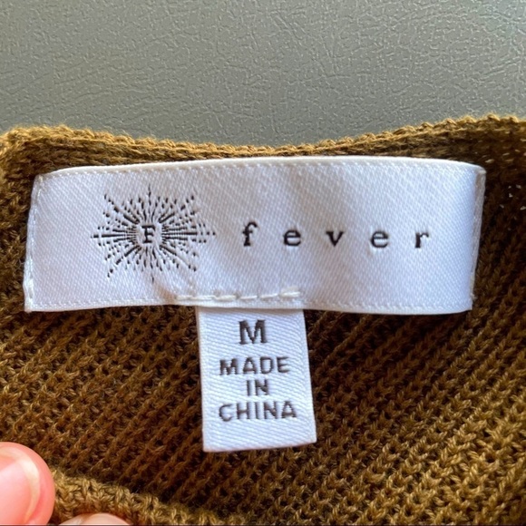 Fever Asymmetrical V-Neck Sweater – Size Medium - Picture 8 of 13